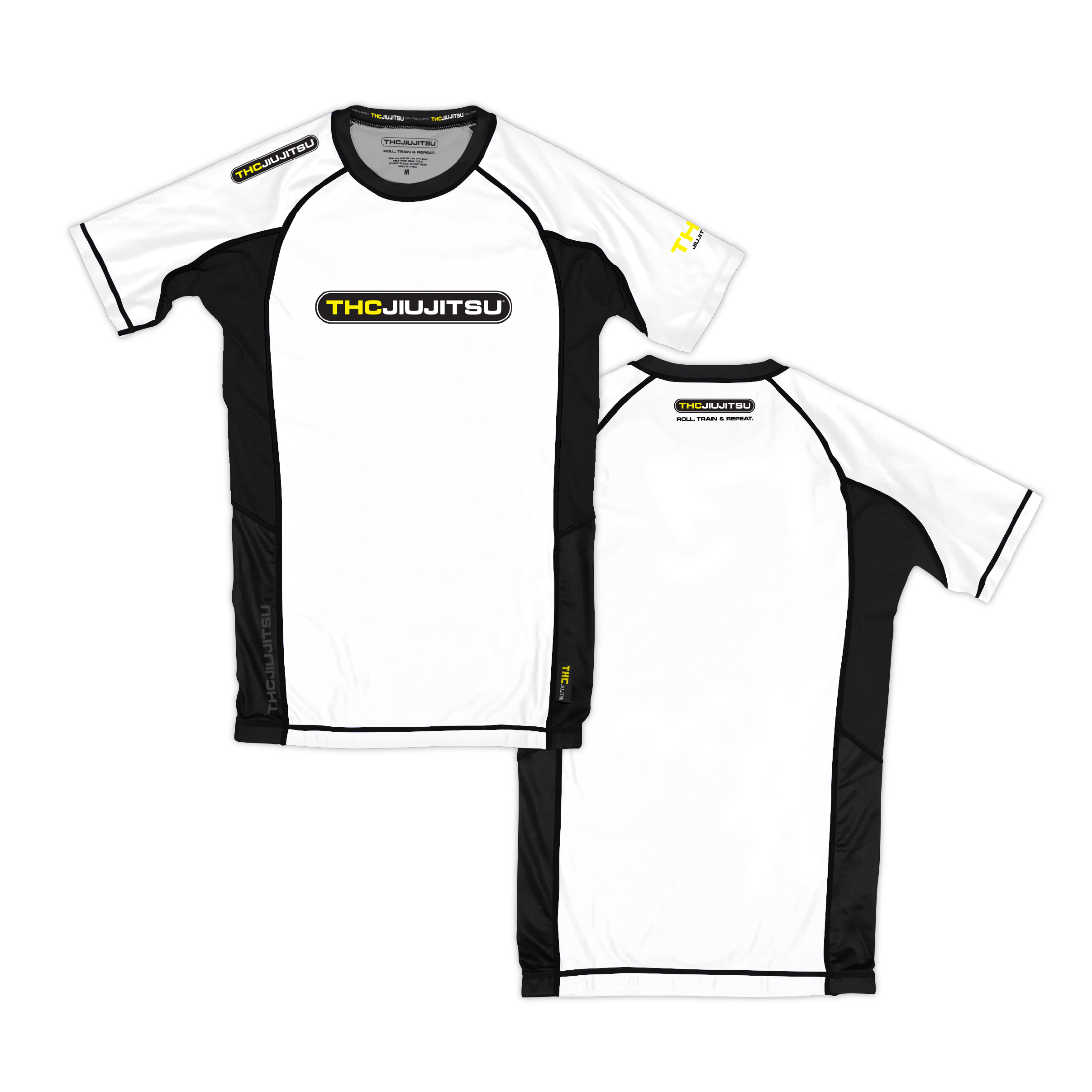 STANDARD - Rash Guard / WHITE (SHORT SLEEVE).