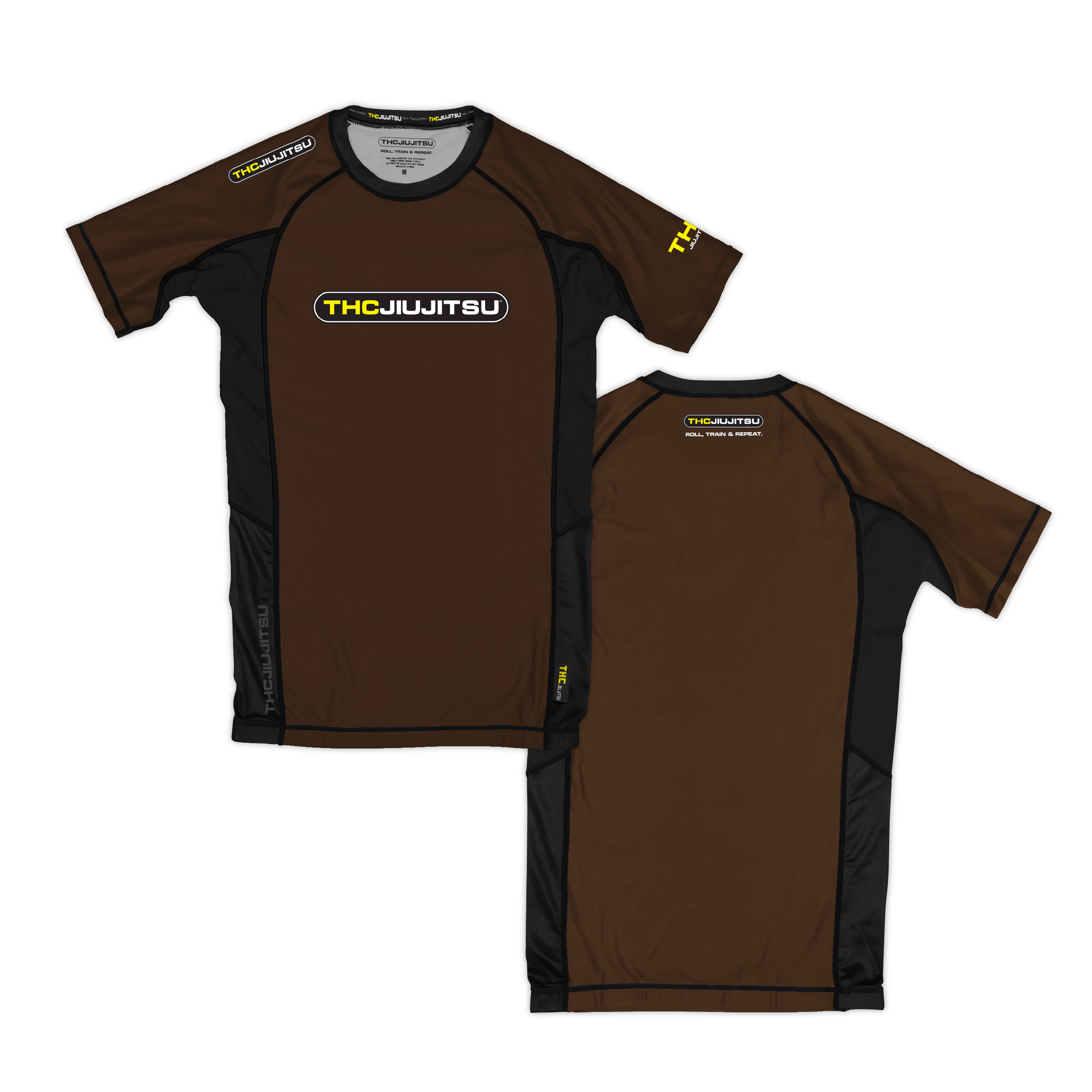 STANDARD - Rash Guard / BROWN (SHORT SLEEVE).