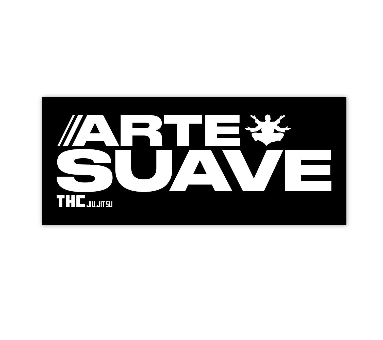ARTE SUAVE - GENTLEARTS X THC JIU-JITSU 2'x4' STICKER