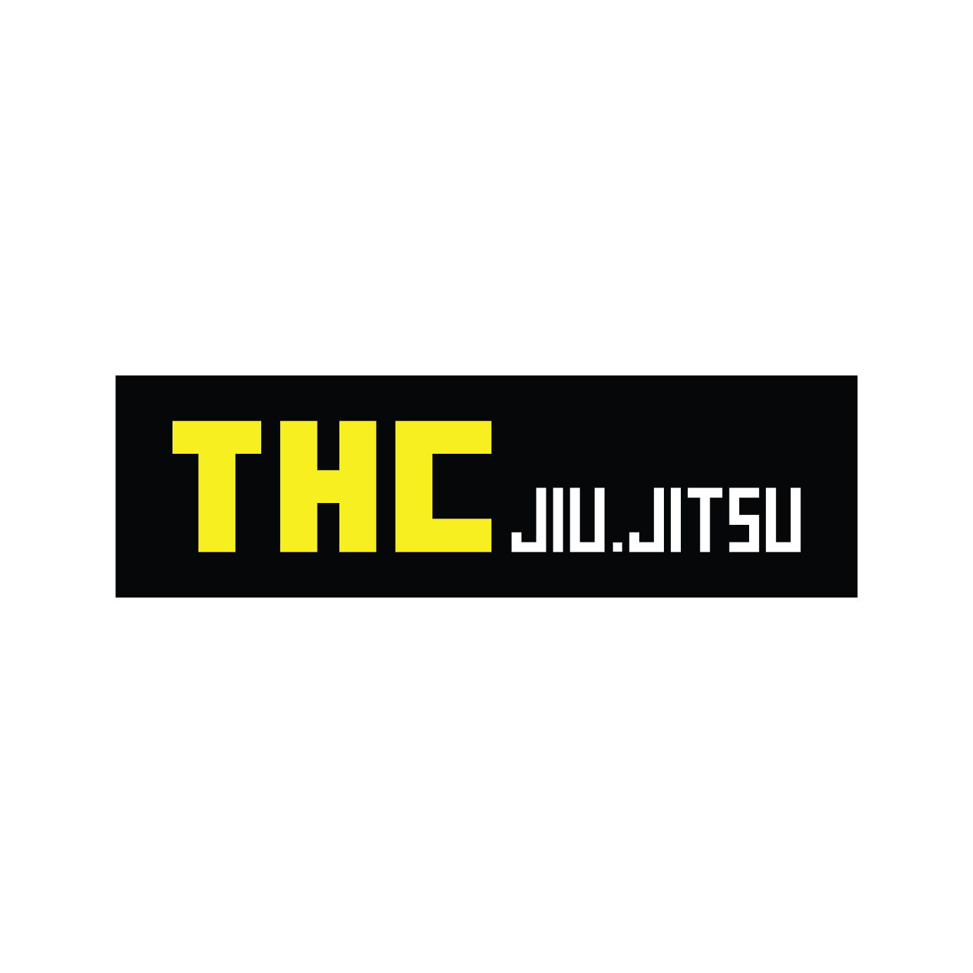 THC Jiu Jitsu LOGO STICKER