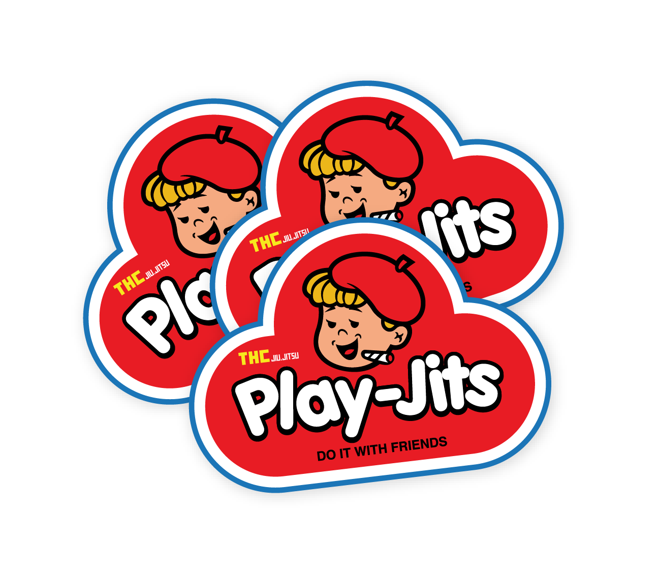 Play Jits THC Jiu Jitsu Sticker
