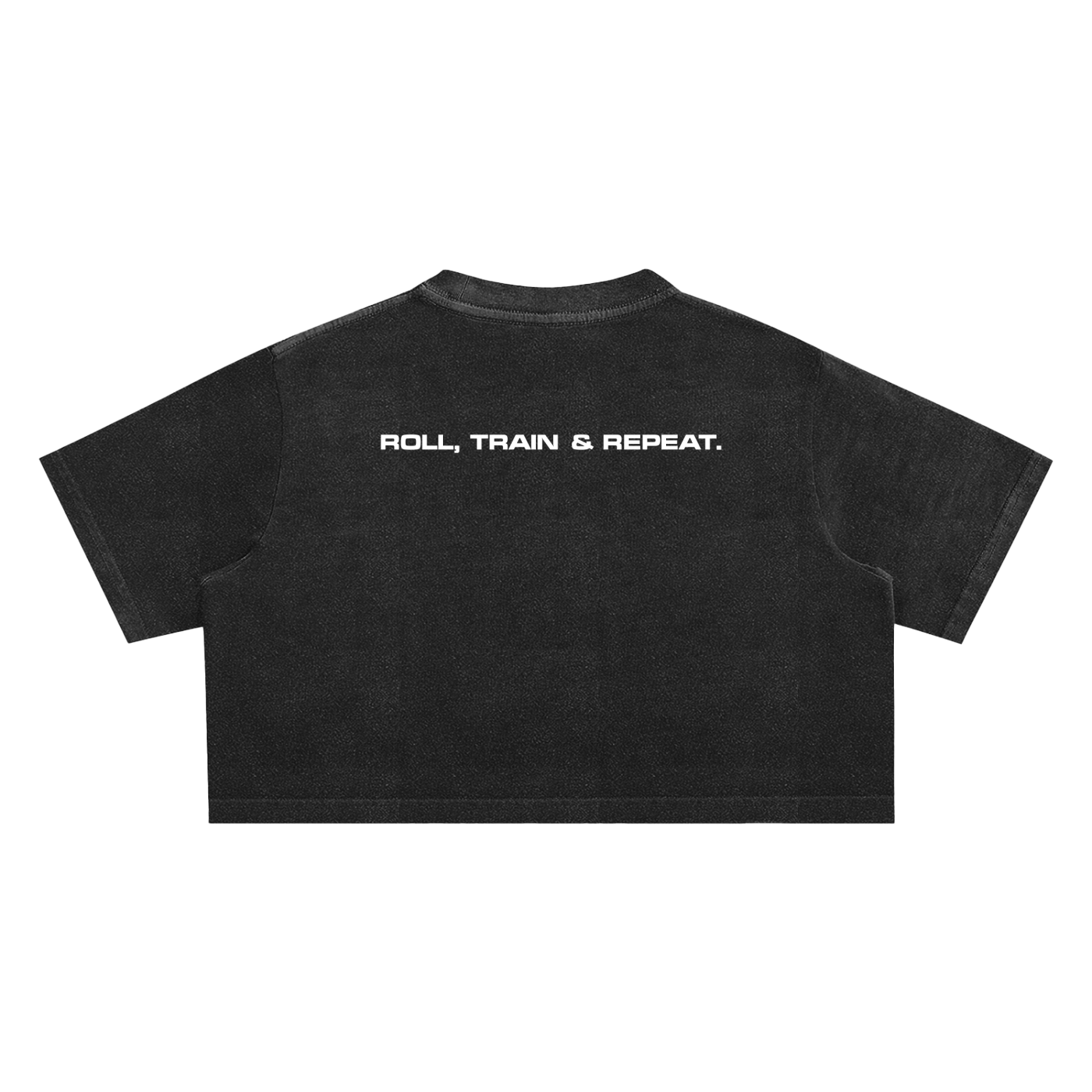 - THCJJ Logo - Snow Washed Crop Top