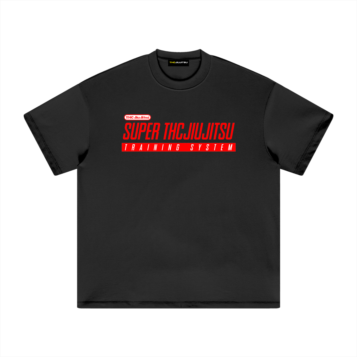 - SUPERTHCJJ SYSTEM LOGO BLACK T-SHIRT