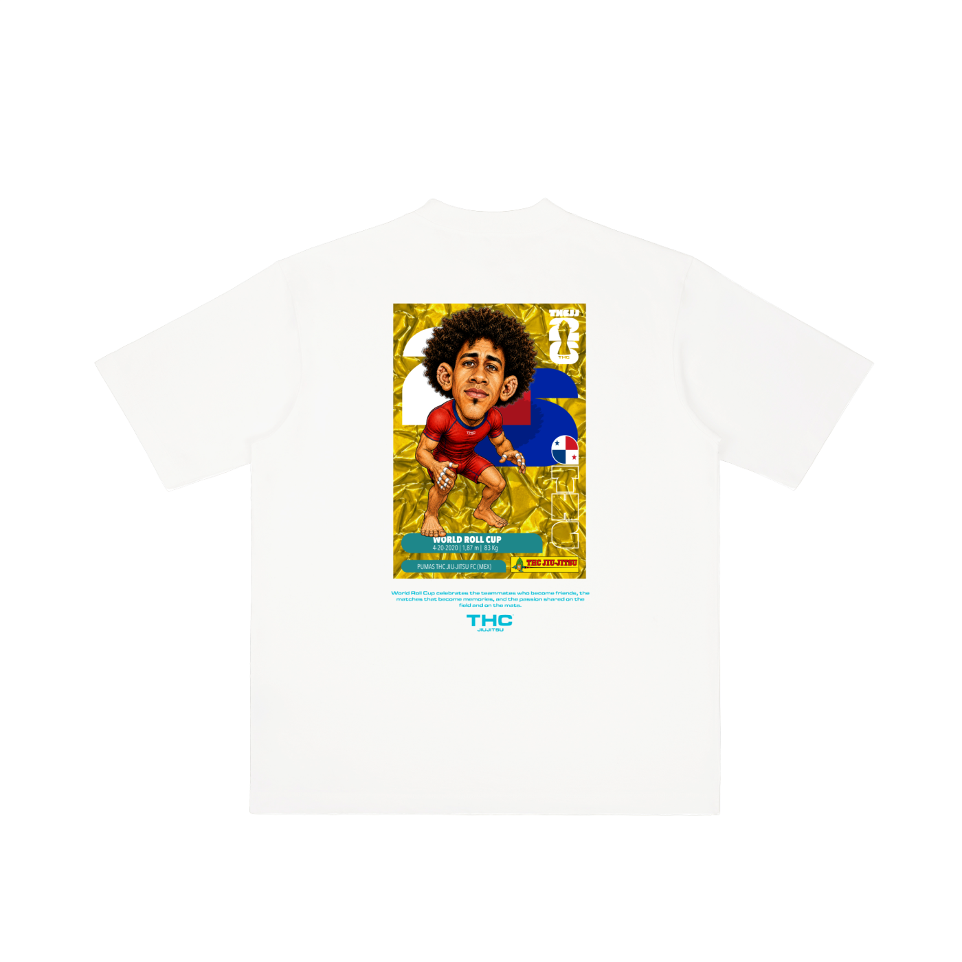 - COCO Crumple Gold Card - Drop Shoulder T-shirt (White)