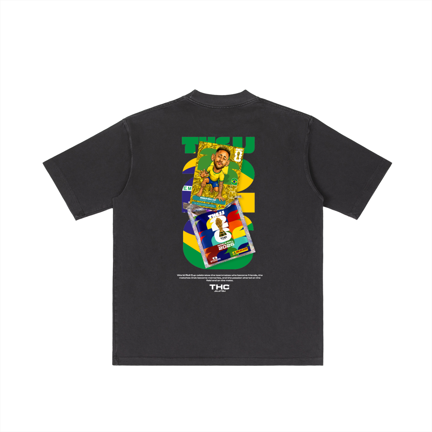 - Neymar Jr. Crumple Gold Card - Drop Shoulder T-shirt