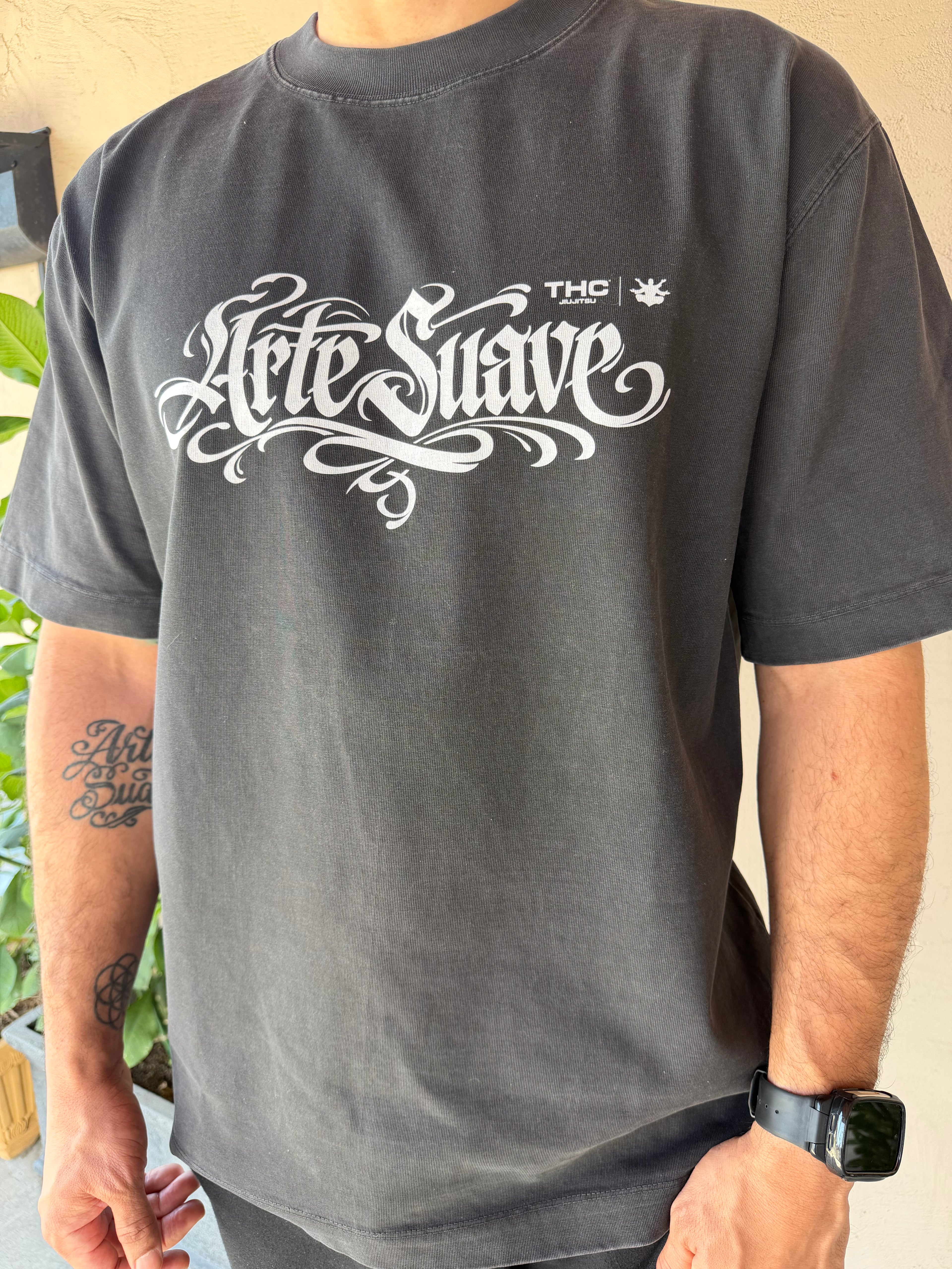 - ARTE SUAVE // GENTLEARTS X THC JIU-JITSU Vintage Wash T-shirt