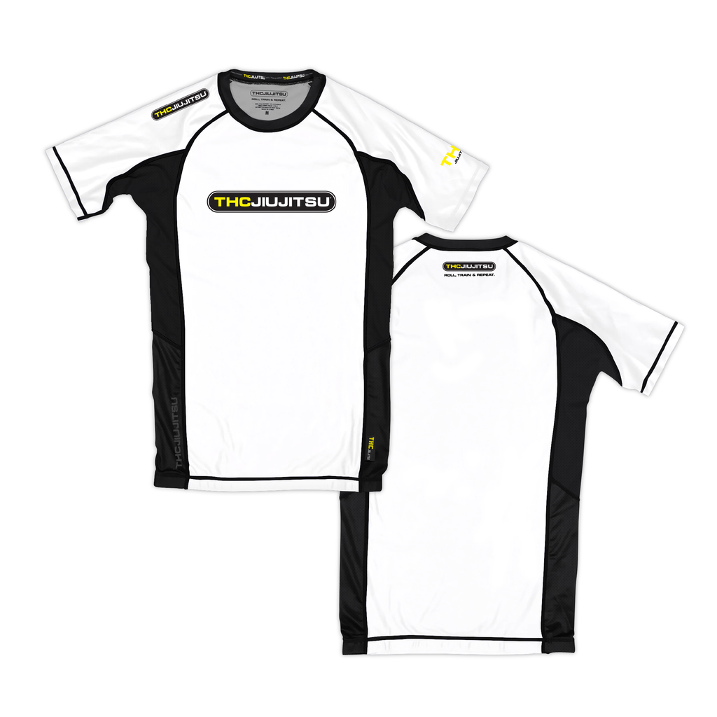 STANDARD - Rash Guard / WHITE (SHORT SLEEVE).