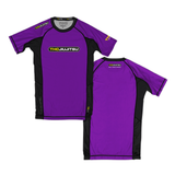 - STANDARD - Rash Guard / PURPLE (SHORT SLEEVE).