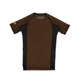 - STANDARD - Rash Guard / BROWN (SHORT SLEEVE).