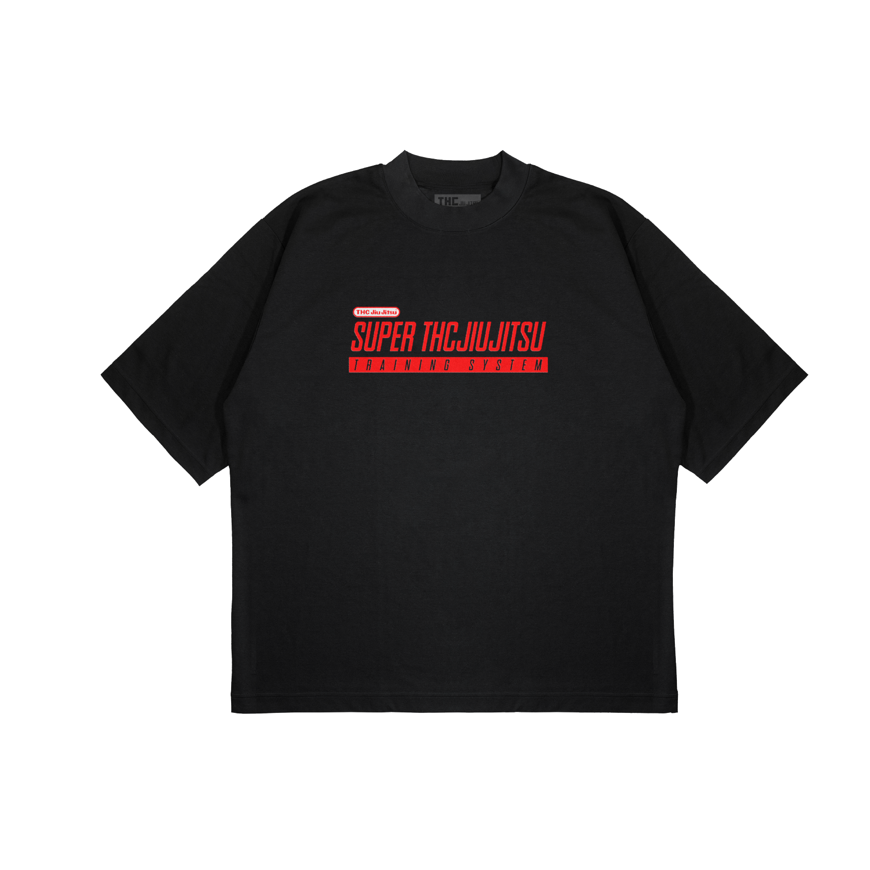 - SUPERTHCJJ SYSTEM LOGO BLACK T-SHIRT