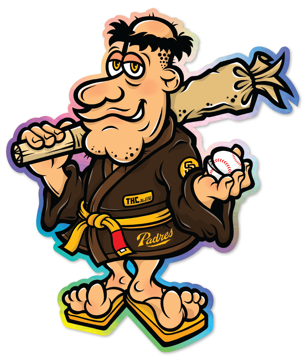 PADRES - HOLO Sticker 3x3 in