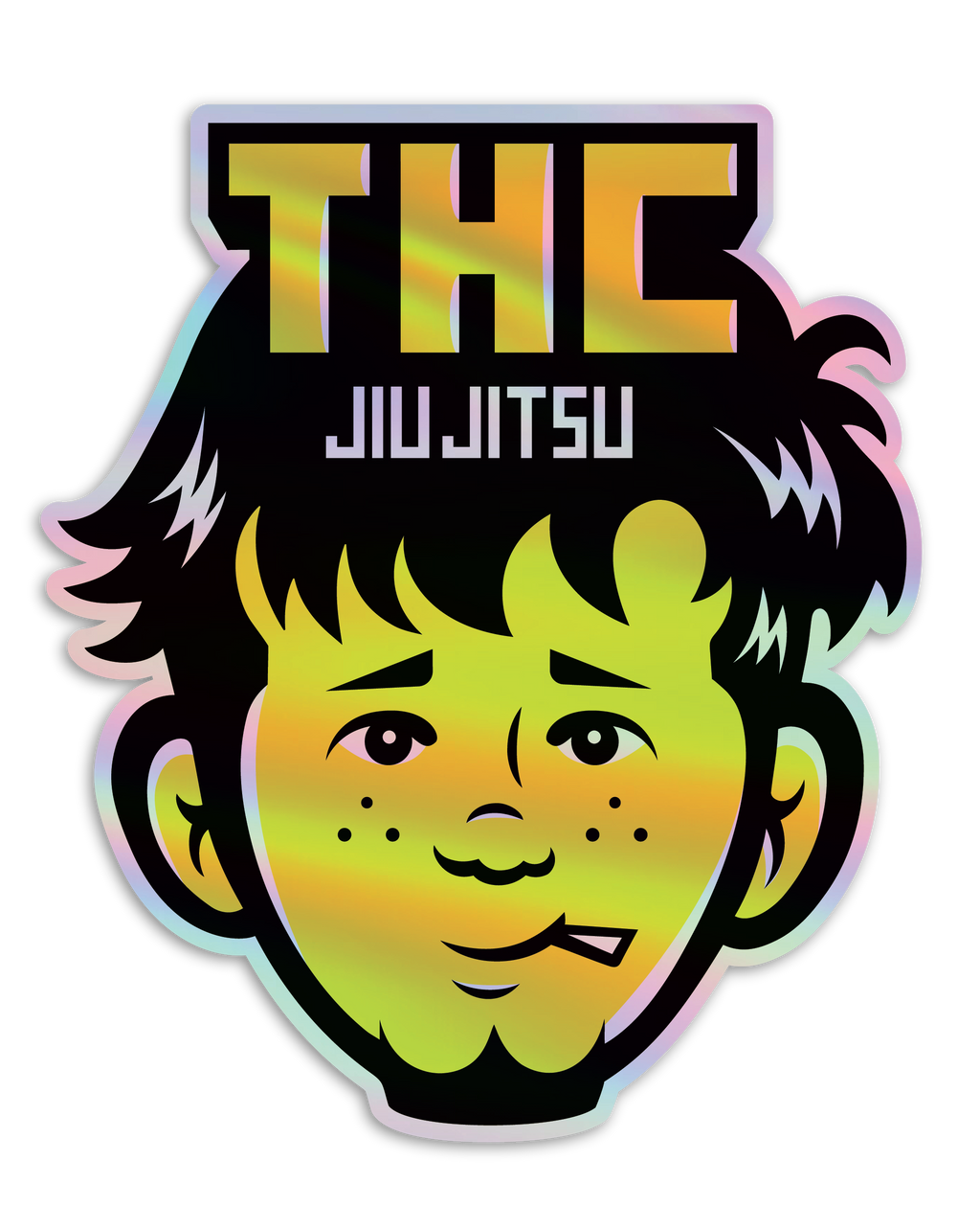 Professor THC Jiu Jitsu - Holographic stickers - THCJiuJitsu