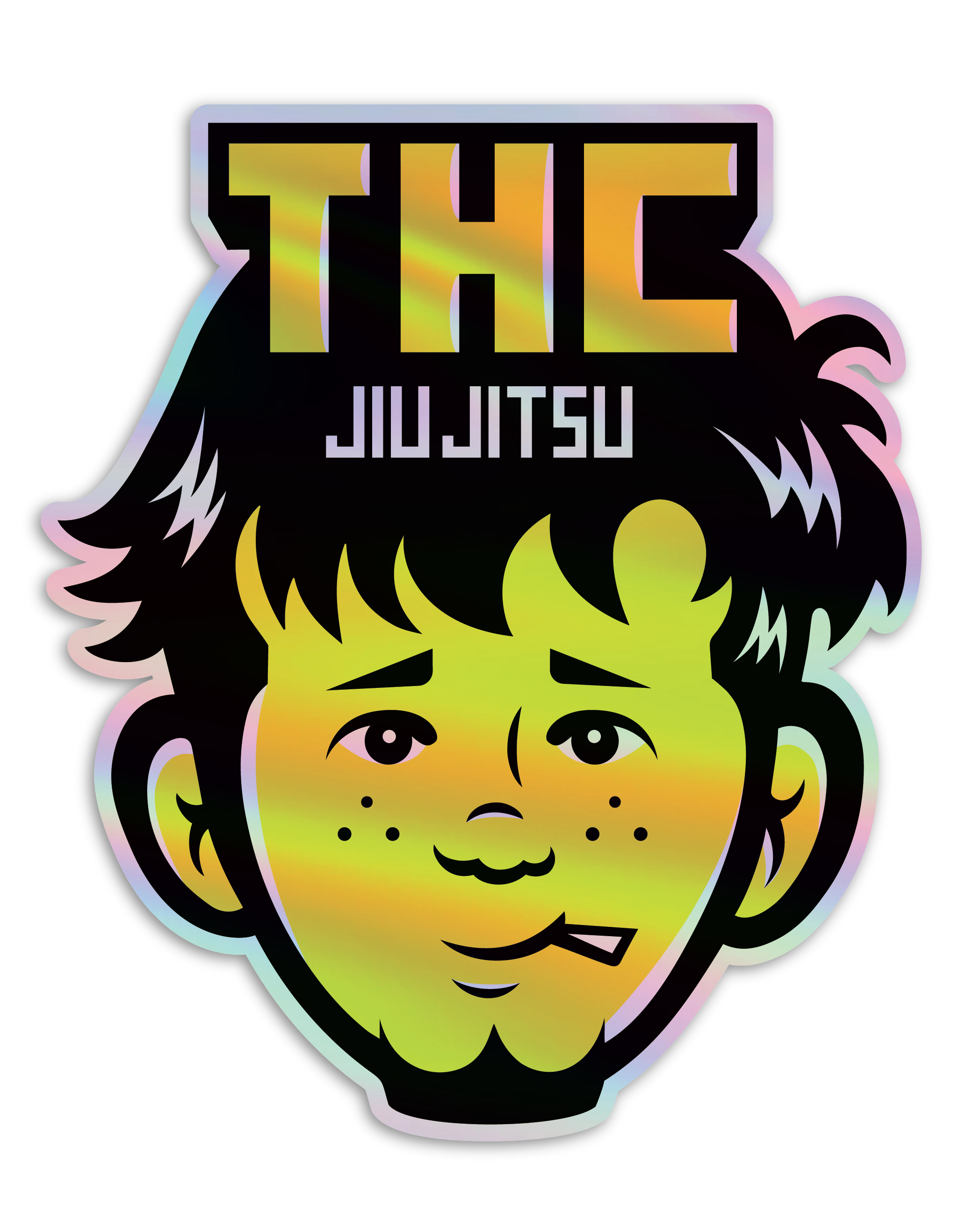 Professor THC Jiu Jitsu - Holographic stickers - THCJiuJitsu