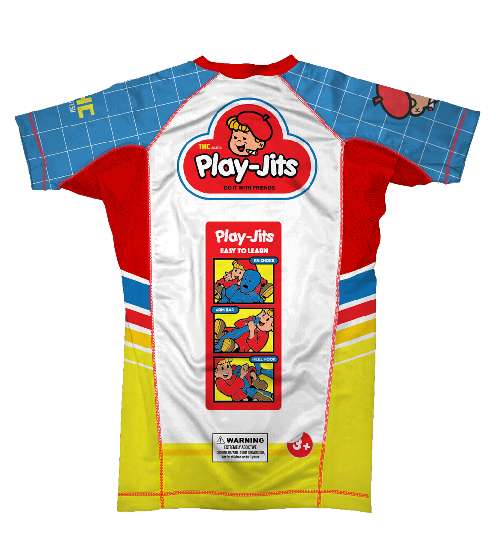 Play Jits THC Jiu Jitsu Rash Guard [PRE-ORDER].